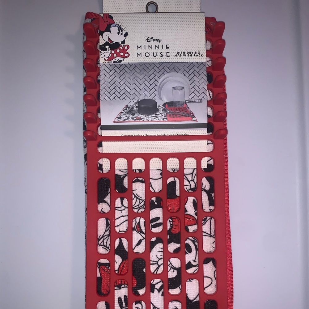 Minnie Mouse dish drying mat